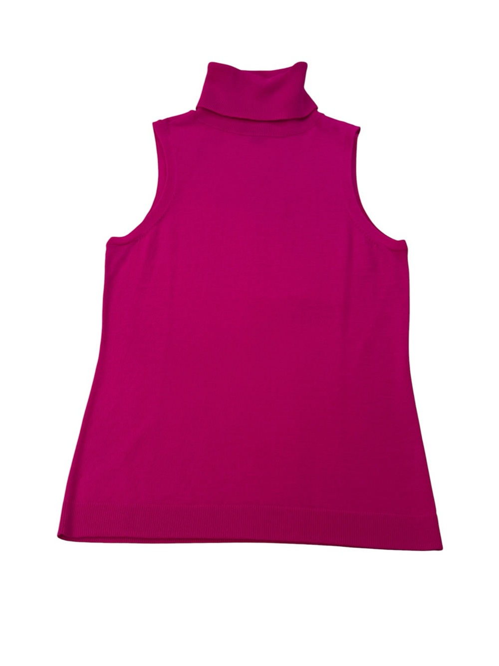 Halogen Sleeveless‎ Turtleneck Tank Top Fuchsia Pink Size Small